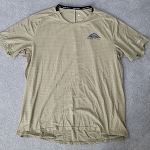 Nike Trail Men's Dri-Fit Olive Green Activewear Shirt